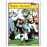 ROOKIE CARD 1981 TOPPS JAMES JONES