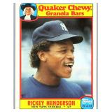 1986 QUAKER HOF RICKEY HENDERSON CARD