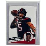Patrick Mahomes 2014 Hot Shot Prospects rookie