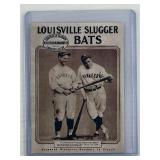 Babe Ruth Lou Gehrig Louisville Slugger Bats card