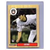 Shohei Ohtani 1987 Topps style baseball card