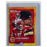 Patrick Mahomes 2017 Rookie Gems NFL rookie card