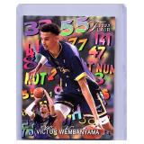 Victor Wembanyama 2023 Flair Hot Numbers rookie