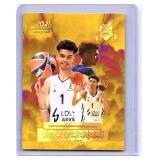 Victor Wembanyama 2021 Gold Lightning rookie card