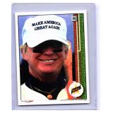 Donald Trump 1989 Upper Deck style baseball card