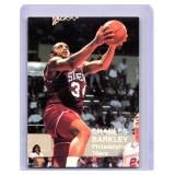 Charles Barkley 1990 NBA Superstars promo card