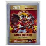 Patrick Mahomes 2017 Rookie Phenoms NFL rookie car