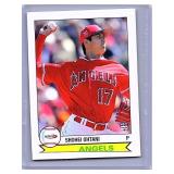 Shohei Ohtani 1979 Topps style baseball card