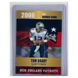 Tom Brady 2000 Rookie Phenoms NFL rookie card