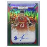 2019 Bruno Fernando Prizm Green Rookie Auto