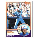 1983 TOPPS HOF ANDRE DAWSON CARD