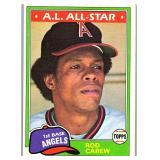 1981 TOPPS HOF ROD CAREW CARD