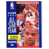 1991 FLEER HOF CHARLES BARKLEY CARD