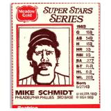 1986 BEATRICE HOF MIKE SCHMIDT CARD