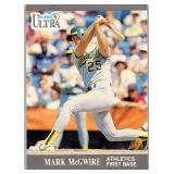 1991 FLEER ULTRA PREMIER MARK MCGWIRE CARD
