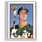 1989 BOWMAN PREMIER MARK MCGWIRE CARD