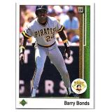 1989 UPPERDECK PREMIER BARRY BONDS CARD
