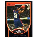 EARLY CARD 2007 BOWMAN LEBRON JAMES