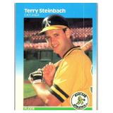 ROOKIE CARD 1987 FLEER TERRY STEINBACH