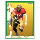 1991 FLEER HOF CHARLES HALEY CARD