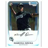 ROOKIE CARD BOWMAN CHROME MARCELL OZUNA