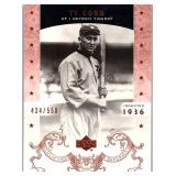 RARE CARD UPPERDECK HOF TY COBB #434 OF 550