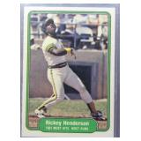 Rickey Henderson 1982 Fleer