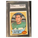 Joe Namath 1970 Topps SGC Authentic