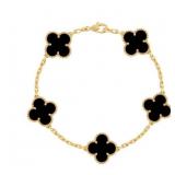 18K Van Cleef & Arpels Gold Bracelet 6.72grm