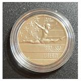 1992-D Olympic Gymnast Proof Half Dollar