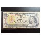 1973 Bank of Canada Dollar Banknote