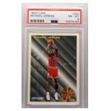 Michael Jordan 1993 Fleer League Leader PSA 8