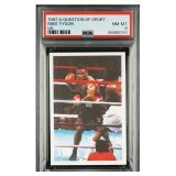 MIKE TYSON 1987 ROOKIE RC PSA 8
