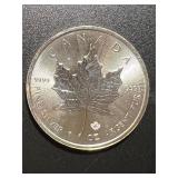 Canada Maple Leaf Ounce .9999 Fine Silver Coin