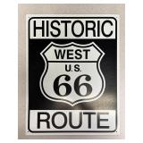 Historic Route 66 Sign (16in x 12in)