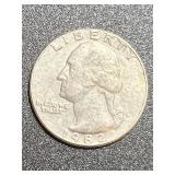 1982 D Washington Quarter