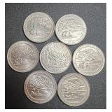 Lot (7) Colorado State Quarters