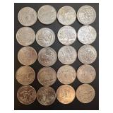 Lot (20) State Quarters