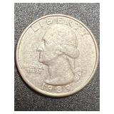 1989 P Washington Quarter