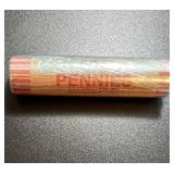 1900s Roll of bank wrapped pennies unopened