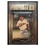 Austin Beck 2017 Bowman Chrome 1st Auto BGS 9.5
