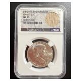 1963-D Franklin Half Dollar Original Bag Fragment