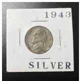 1943 Silver Jefferson Nickel