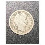 1907-D Barber Liberty Head Silver Dime