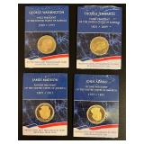 Lot (4) George Washington Proof Presidential $1 D