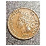 1873 Indian Head Cent Closed 3