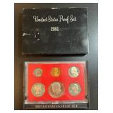 Lot,(6) 1981 United States Proof Set