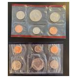 Lot,(12 coins 1993 Uncirculated Coin Set w/Origina