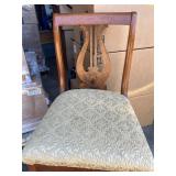 Vintage Carved Quartersawn Oak Chair