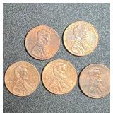 Lot (5) 2000s Pennies